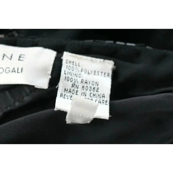 Niteline black beaded evening dress size 4 - Picture 10 of 10